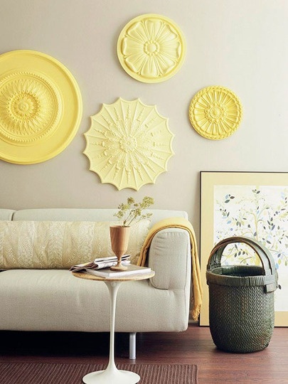 plaster rosette art