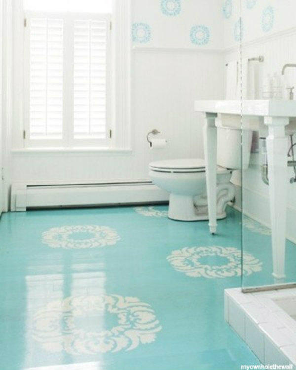Stencil your floor