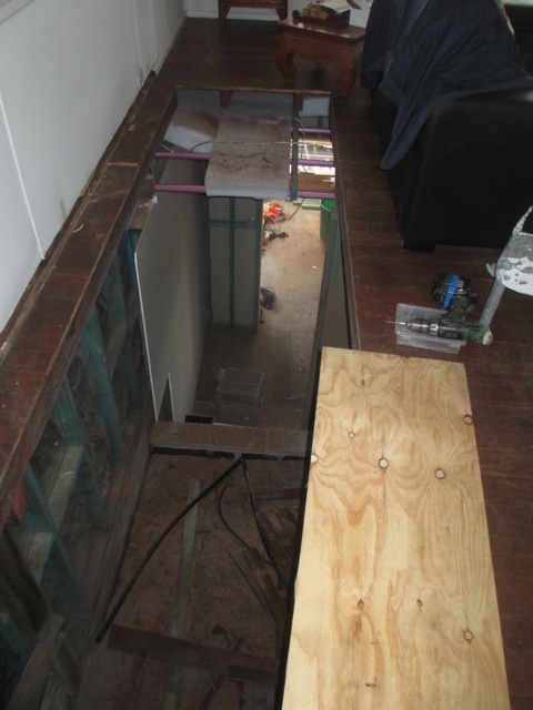 With no railing you have to watch your step