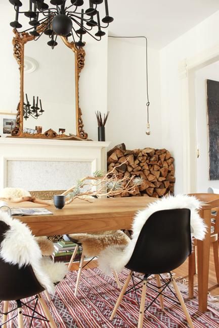 10. Lots of natural materials give a relaxed boho feel to this room