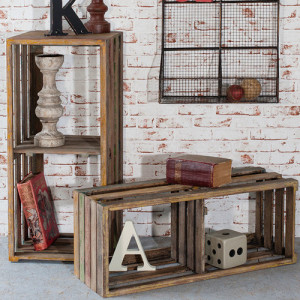 Traditional crate storage solutions