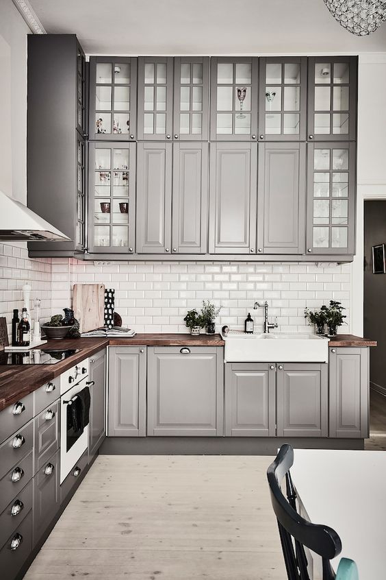 grey kitchens