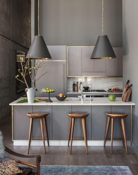 grey kitchen