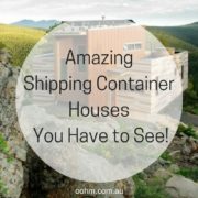 shipping container houses